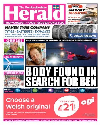 The Pembrokeshire Herald 07/08/2026