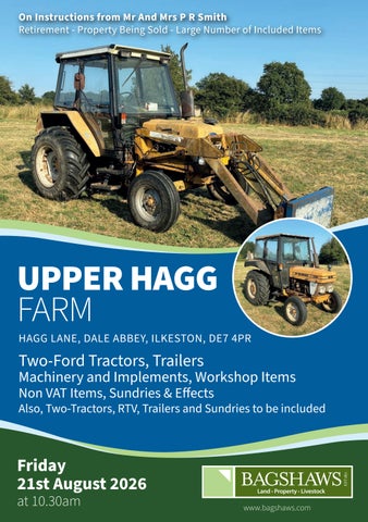 Upper Hagg Farm Catalogue