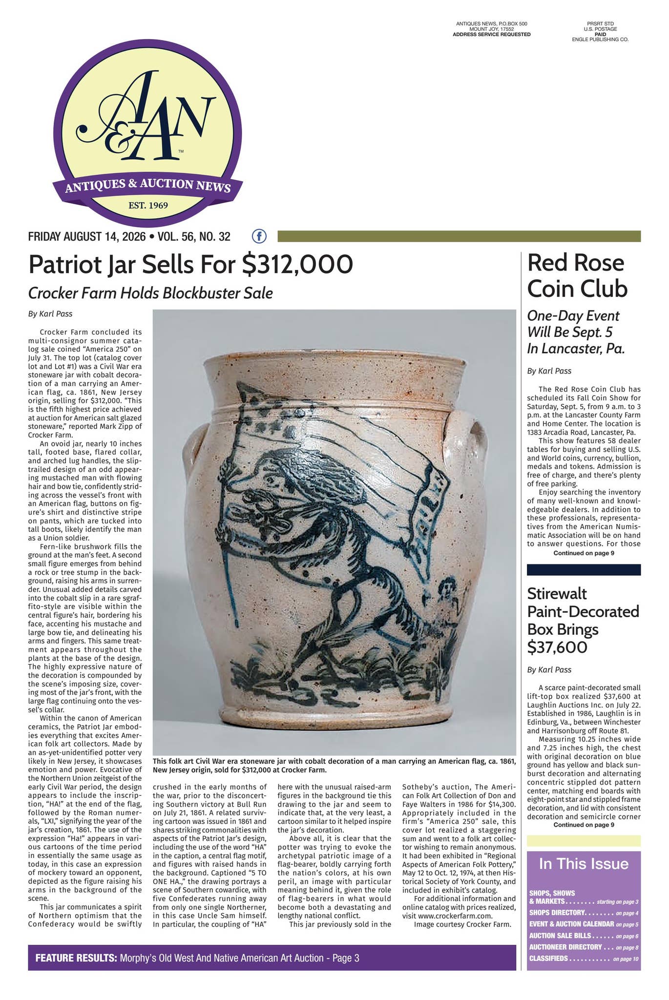 Antiques & Auction News - August 14, 2026 by Antiques & Auction News ...