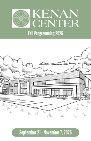 Fall Programs 2026