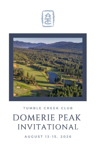 Domerie Peak Invitational E-Mail Booklet (5.5 x 8.5 in)