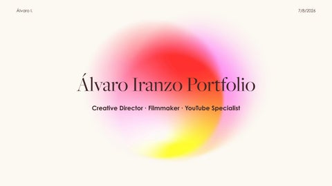 Alvaro Iranzo Portfolio