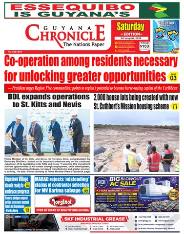 Guyana Chronicle E-Paper 08-08-2026