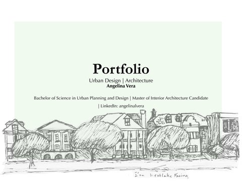 Urban Design And Architecture Portfolio