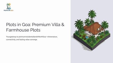 Villa Plots in North Goa Near Mopa Airport