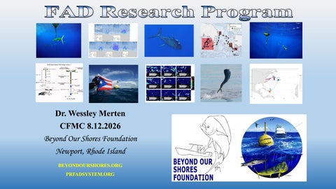 BOSF FAD Research Program | 190th CFMC Meeting