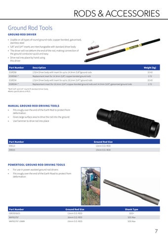 nVent Earthing Products 第 7 页