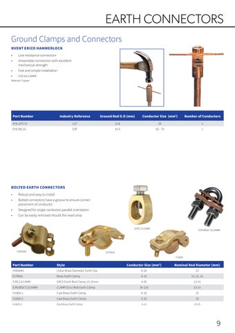 nVent Earthing Products 第 9 页