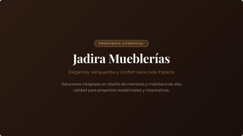 Presentación Jadira Mueblerías
