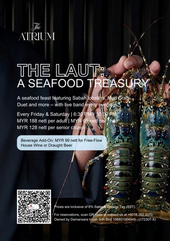 e-Flyer: The Laut - Seafood Buffet Dinner