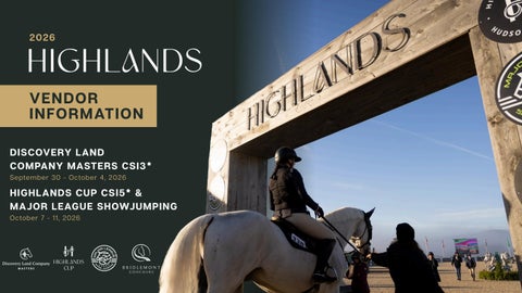 Highlands Vendor Information 26