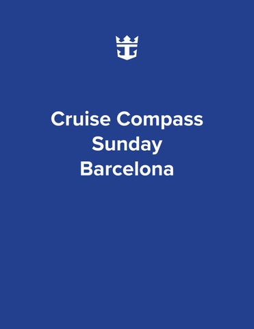 Legend of the Seas 7-night Western Mediterranean Cruise Compass - August 2, 2026