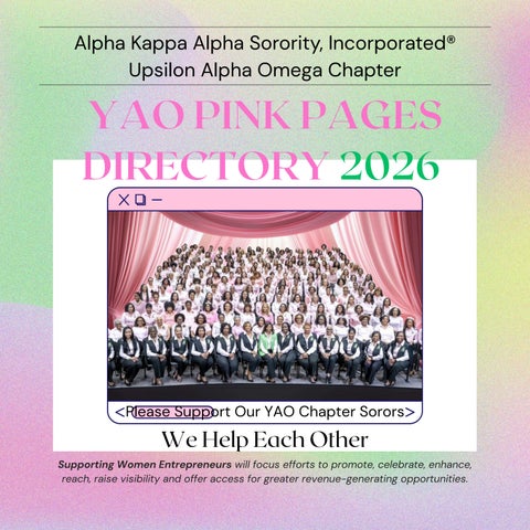 YAO 2026 PINK PAGES DIRECTORY