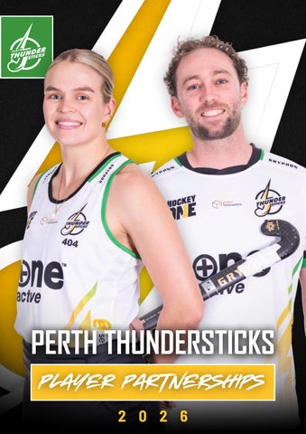 2026 Perth Thundersticks Player Partnerships