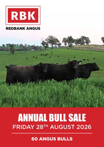 REDBANK ANGUS 2026 Annual Bull Sale