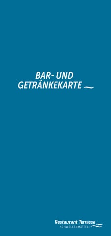 Cocktailkarte Schwellenmätteli