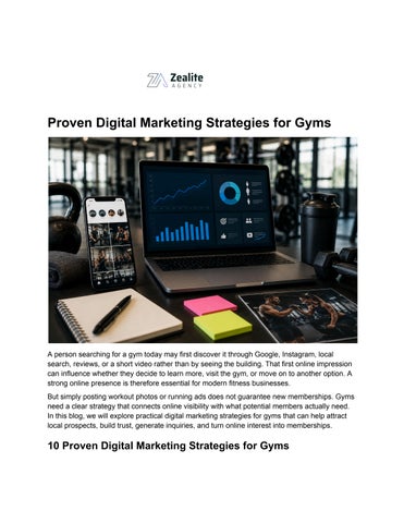 Proven Digital Marketing Strategies for Gyms