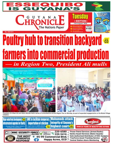 Guyana Chronicle E-Paper 11-08-2026