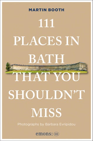 111 Places in Bath