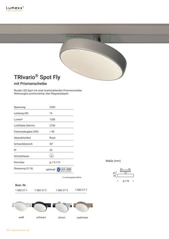 LUMEXX Dortmund Trivario schiene und leuchten made in 德国 Hauptkatalog-2026-27-web 第 22 页