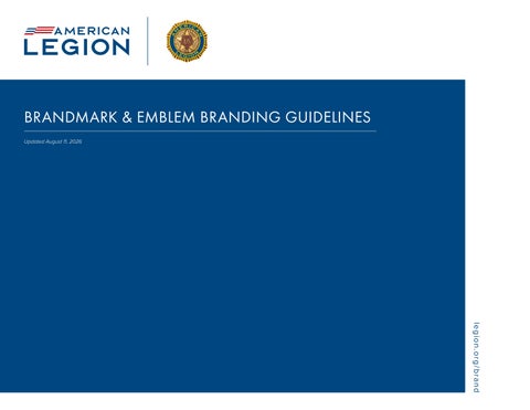 American Legion Emblem Branding Guidelines