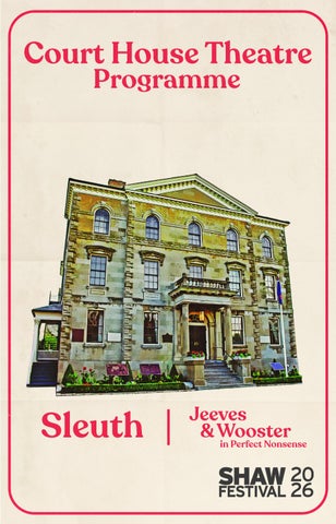 Court House Theatre Programme