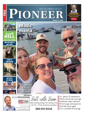 Columbia Valley Pioneer - August 13, 2026