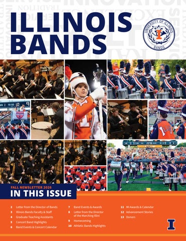 University of Illinois Bands Fall Newsletter 2026