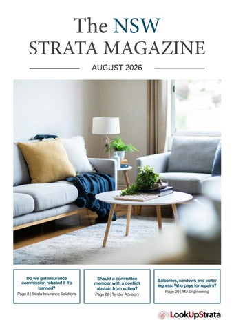 The NSW Strata Magazine | August 2026