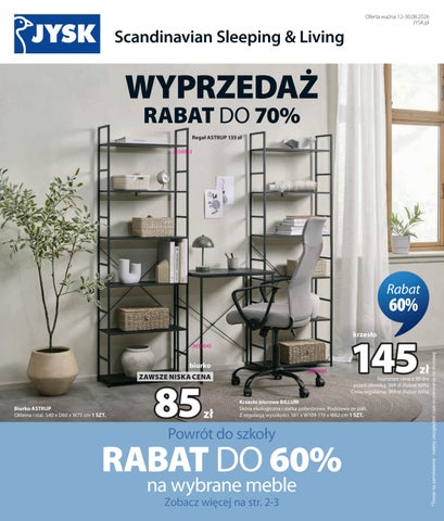 JYSK Gazetka od 12.08 do 30.08.2026