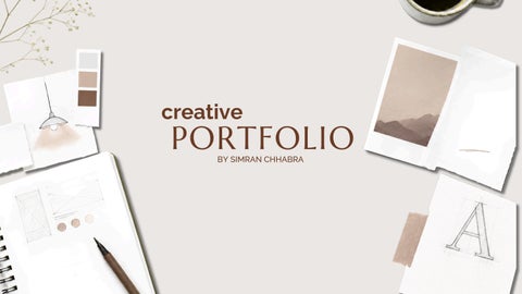 creative portfolio by simran chhabra