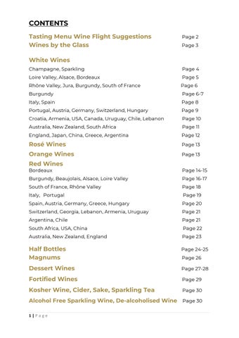 Lympstone Manor Wine List 2026