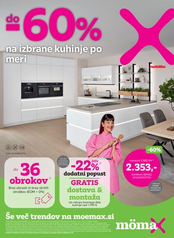 Do -60% na izbrane kuhinje po meri