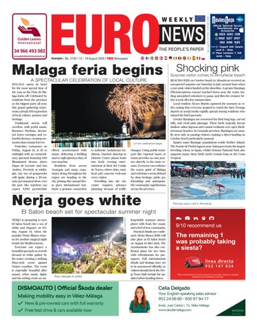 Axarquia 13 – 19 August 2026 Issue 2145