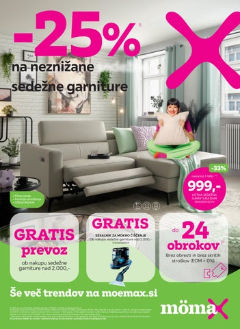 -25% na neznižane sedežne garniture