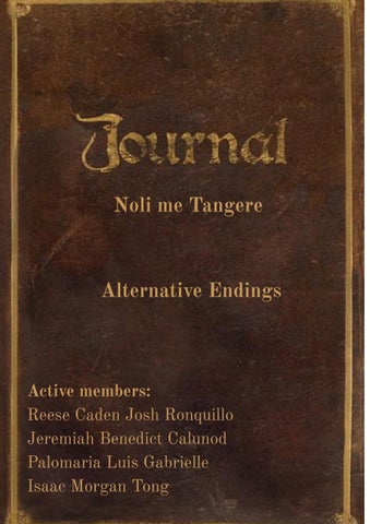 Noli me Tangere Alternative Ending