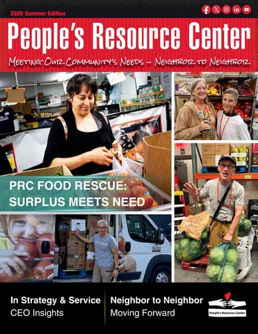 People’s Resource Center Newsletter Summer, 2026