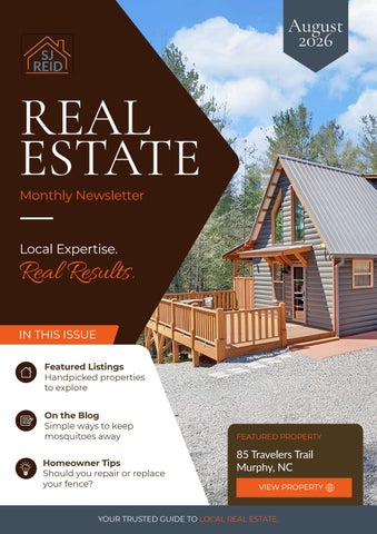 SJ Reid Realty - August 2026 Newsletter