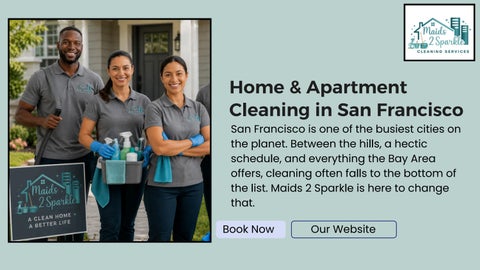 Apartment Cleaning in San Francisco | Maids 2 Sparkle 