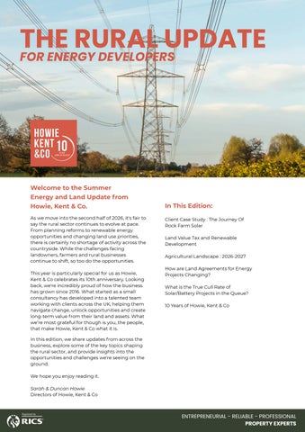 Rural Report for Developers 2026