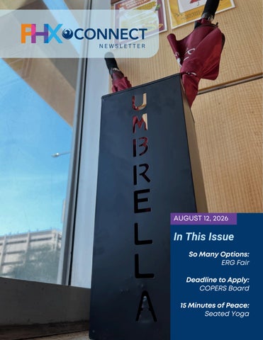 PHXConnect Newsletter August 12, 2026