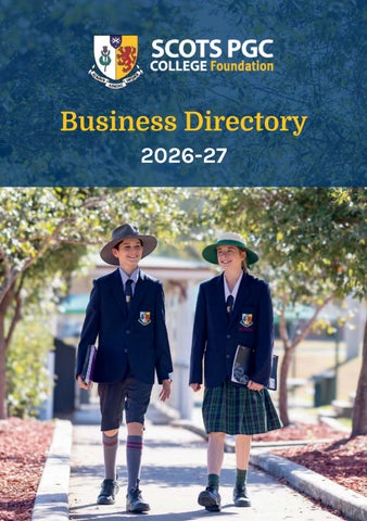 SCOTS PGC COLLEGE BUSINESS DIRECTORY 2026-27