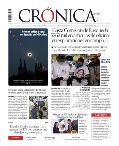 La Crónica de Hoy 13-08-2026