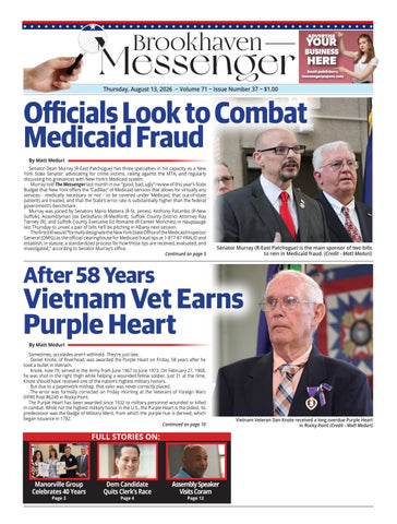 Brookhaven Messenger Archive Aug. 13, 2026