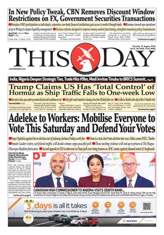 THURSDAY 13TH AUGUST 2026