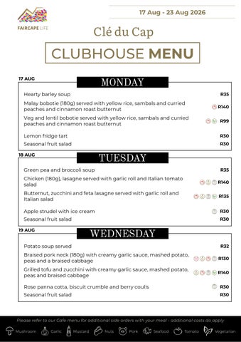 Clubhouse | Clé du Cap | 2026