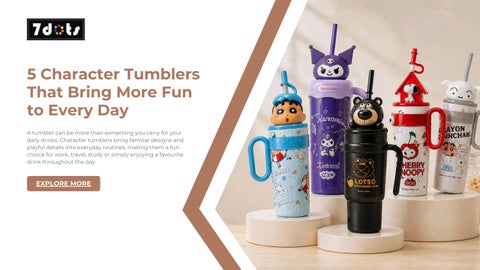 5 Character Tumblers to Make Hydration Way More Fun