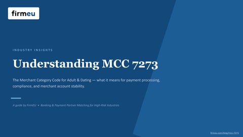 MCC 7273 Explained