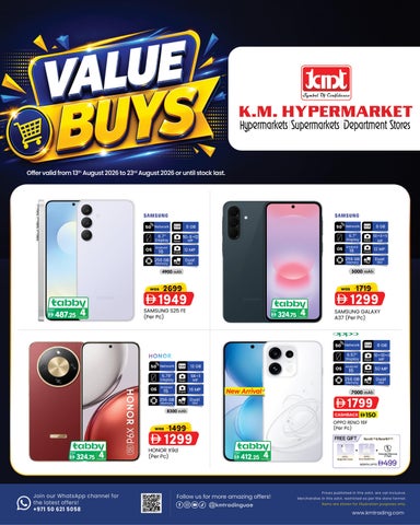 VALUE BUYS_K.M.Trading Edition_13th August 2026