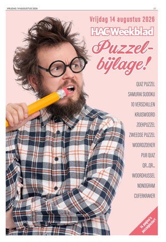 Puzzelbijlage augustus 2026